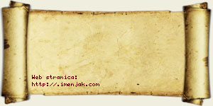 Anđa Đošović vizit kartica